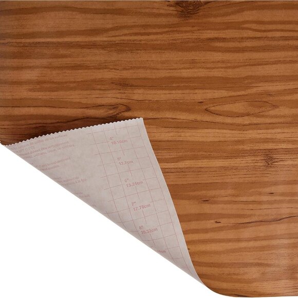 Con-Tact Brand 02823 Removable Adhesive Covering Knotty Pine 18" x 9' USA made - Picture 4 of 14